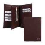 Portefeuille cuir 'ted lapidus' marron - 10. 5x15x3 cm Portefeuille cuir 'ted lapidus' marron - 10. 5x15x3 cm