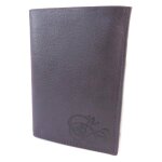 Promotion ! portefeuille europ�en cuir paillet� 'les tr�sors de lily' myrtille - 13x9. 5x2 cm