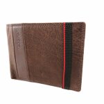 Promotion ! portefeuille italien cuir 'hedgren' marron grain�