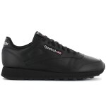 Reebok classic leather cl lthr - baskets sneakers chaussures cuir noir gy0955 - 40 1 / 2