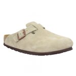 Chaussons birkenstock boston cuir suede m beige - 42