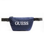 Sac banane guess quarto imprime logo homme bleu