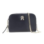 Sac bandouliere fourre tout tommy hilfiger th feminine crossove bleu marine