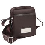 Sac bandoulire 'ted lapidus' marron - 14. 5x19x5 cm