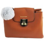 Sac créateur 'jacques esterel' marron gold - 30x20x12 cm Sac créateur 'jacques esterel' marron gold - 30x20x12 cm
