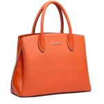 Promotion ! sac cuir 'ted lapidus' orange - 32x25x12 cm