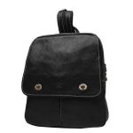 Sac  dos en cuir de vachette gras k32531 - noir