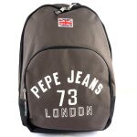 Sac � dos double 'pepe jeans' marron (42x30x14. 5 cm)
