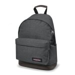 Sac  dos eastpak wyoming gris anthracite fond cuir black denim