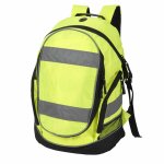 Sac  dos haute visibilit - scurit sh8001 - jaune fluo