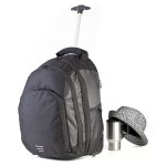 Sac  dos voyage fonction trolley - 1421 - noir