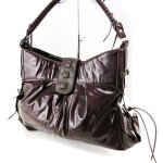 Promotion ! sac 'morgan guest' marron chocolat vernis