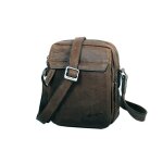 Sacoche porte travers grard hnon collection vintage 7102 - chocolat