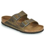 Sandales birkenstock arizona sfb cuir gras vert - 43