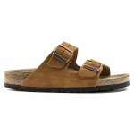 Sandale birkenstock arizona velours 1009527 - marron - 44