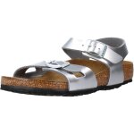 Sandales birkenstock rio birko flor argent - 25