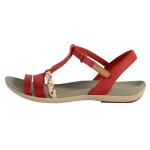 Sandales cuir clarks tealite grace - rouge - 37 1 / 2