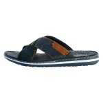 Sandales cuir rieker samtcalf - bleu - 43