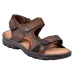 Sandales cuir scratch hm20 coffee - 40