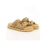 Sandale guess fatema logo 4g femme marron - 40