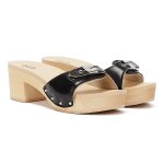 Scholl pescura ibiza sandales noires pour femmes - 36