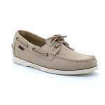 Sebago - chaussures bateau pour homme en suede docksides portland flesh out - beige - 43