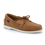 Sebago - chaussures bateau pour homme en suede docksides portland flesh out - marron - 43