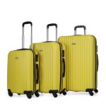 Set de 3 valises trolley 55 / 66 / 76 cm en abs. rigides, résistantes et légères. poignée télescopique. ... Set de 3 valises trolley 55 / 66 / 76 cm en abs. rigides, résistantes et légères. poignée télescopique. ...