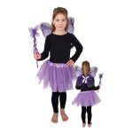 Set de dguisement fe papillon violet