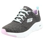 Skechers arch fit comfy wave femme baskets mode noir - 36