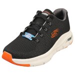 Skechers arch fit vegan homme baskets d�contract� orange noire - 45