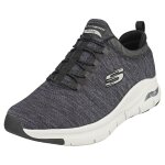 Skechers arch fit waveport homme baskets d�contract� gris noir - 41