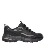 Skechers dlite chaussures de sport baskets basses femmes - noir - 37