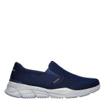 Skechers equ 4. 0tp chaussures slip on hommes taille 43 couleur bleu marine / orange