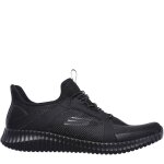 Skechers flex elite chaussures de sport baskets basses hommes - noir - 47 1 / 2