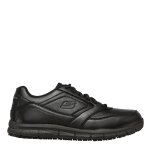 Skechers nampa baskets en similicuir chaussures de travail scurit hommes noir 43