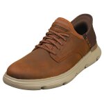 Skechers slip - ins garza homme baskets d�contract� marron fonc� - 44