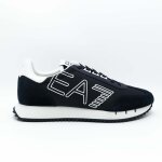 Sneakers emporio armani ea7 snk nylon + vache daim bleu - 43 1 / 2
