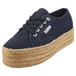 Superga 2790 cotropew femme baskets plates bleu naval - bleu - 40