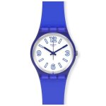 Montre - swatch - electric shark gn268 - silicone violet - quartz - �tanch�it� 3 atm
