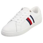Tommy hilfiger essential stripes sneaker femme baskets d�contract� blanc - 36