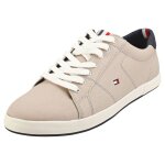 Tommy hilfiger iconic long lace sneaker homme baskets decontractee pierre - gris - 40