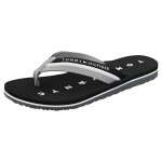 Tommy hilfiger tommy loves ny beach femme sandales tongs noir - 36