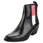 Tommy jeans corporate cowboy boot femme bottes mode noir - 36 Tommy jeans corporate cowboy boot femme bottes mode noir - 36