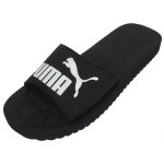 Tongs claquettes puma purecat blackwhite 55530 - noir - 37