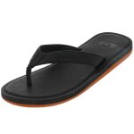 Tongs claquettes quiksilver molokai nubuck noir noir 20391