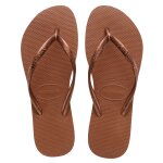 Tongs femme havaianas slim slim rust
