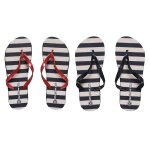 Tongs fille rayures lot de 2