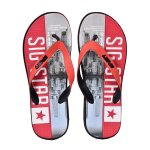 Tong homme mode - chaussure de plage piscine - su5324 star rouge - 42