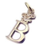 Les trsors de lily [e9119] - pendentif plaqu or 'lettre b